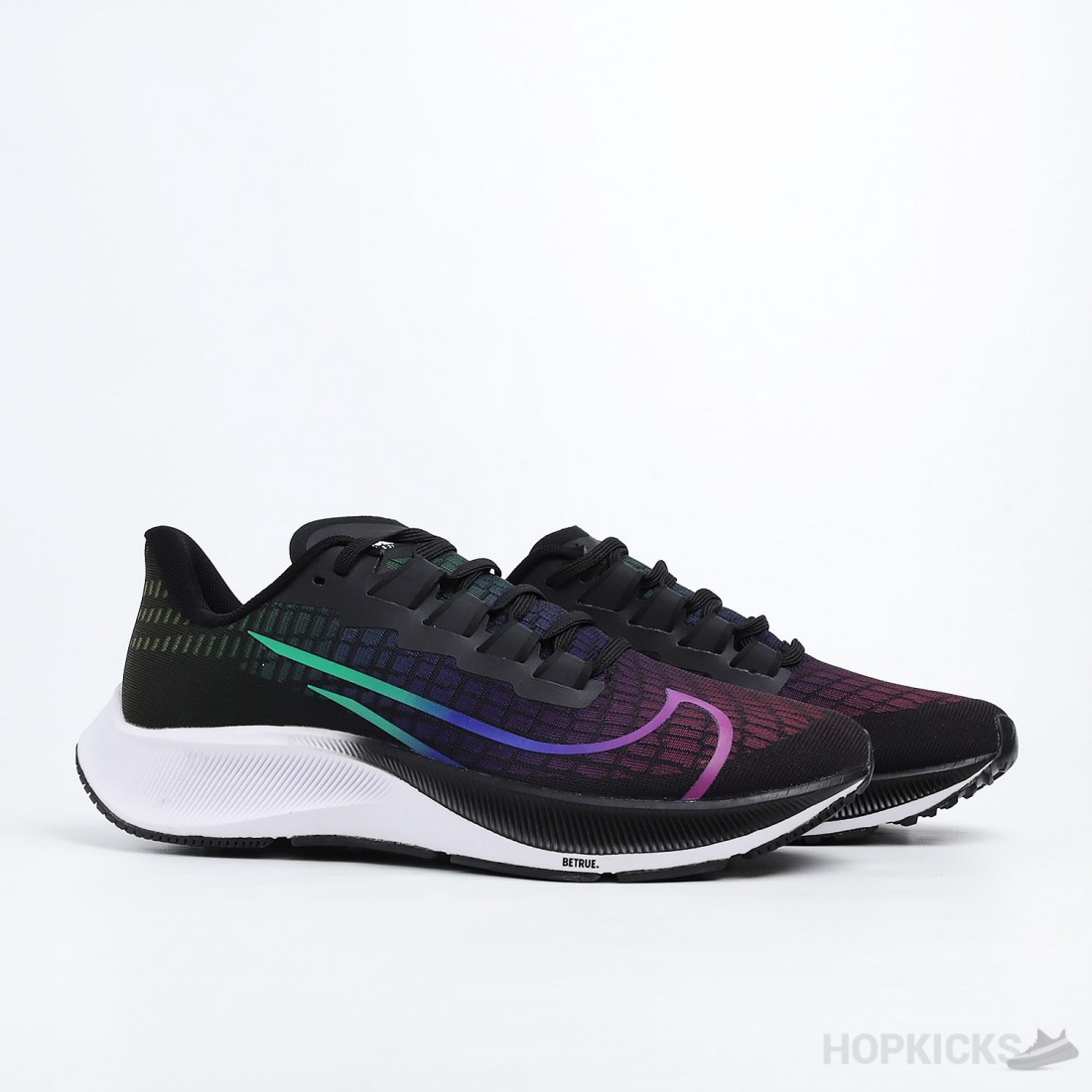 Nike Air Zoom Pegasus 37 âBeTrueâ Black/Multi-Color-White CZ5923-001